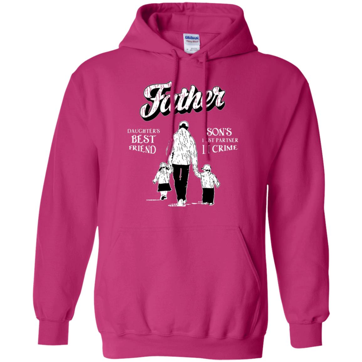 Father Is Daugther's Best Friend Son's Best Partner In Crime Shirt Heliconia