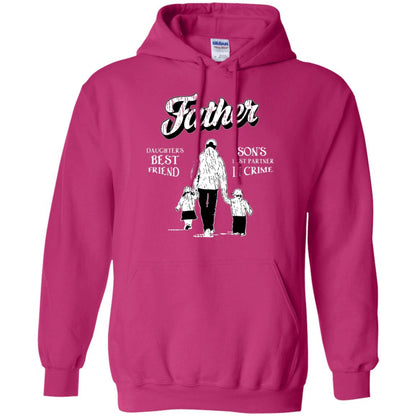Father Is Daugther's Best Friend Son's Best Partner In Crime Shirt Heliconia