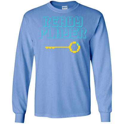 Ready Player Gamer T-shirt Carolina Blue