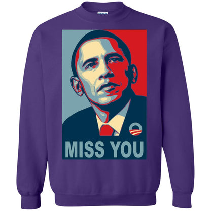 American President Miss You Political T-shirt Purple
