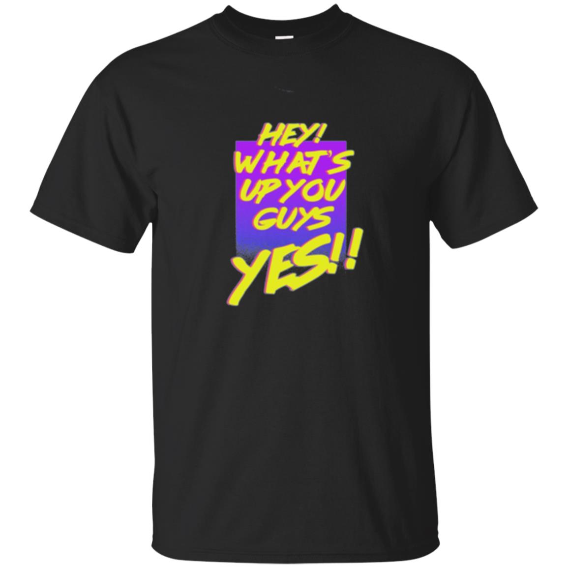 Shane Dawson T-shirt Hey What_s Up You Guys Yes Black