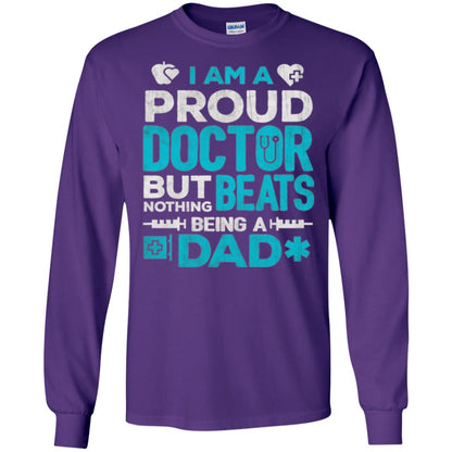 Doctor Dad T-shirt Proud Doctor Purple