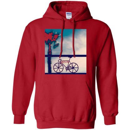 Biking In Austin T-shirt Red