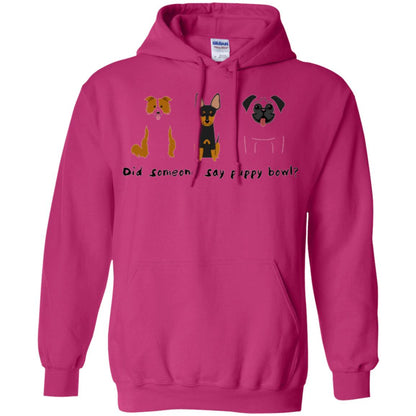 Puppy Bowl Football Funny Dog T-shirt Heliconia