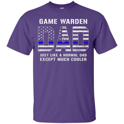Game Warden Dad Normal Cooler Fathers Day Tbl Shirt Purple