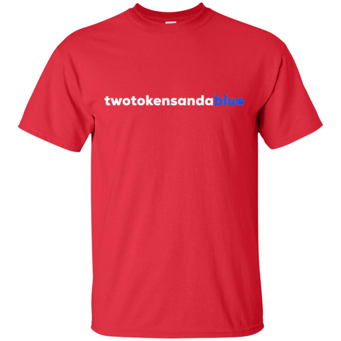 Two Tokens And A Blue T-shirt Red