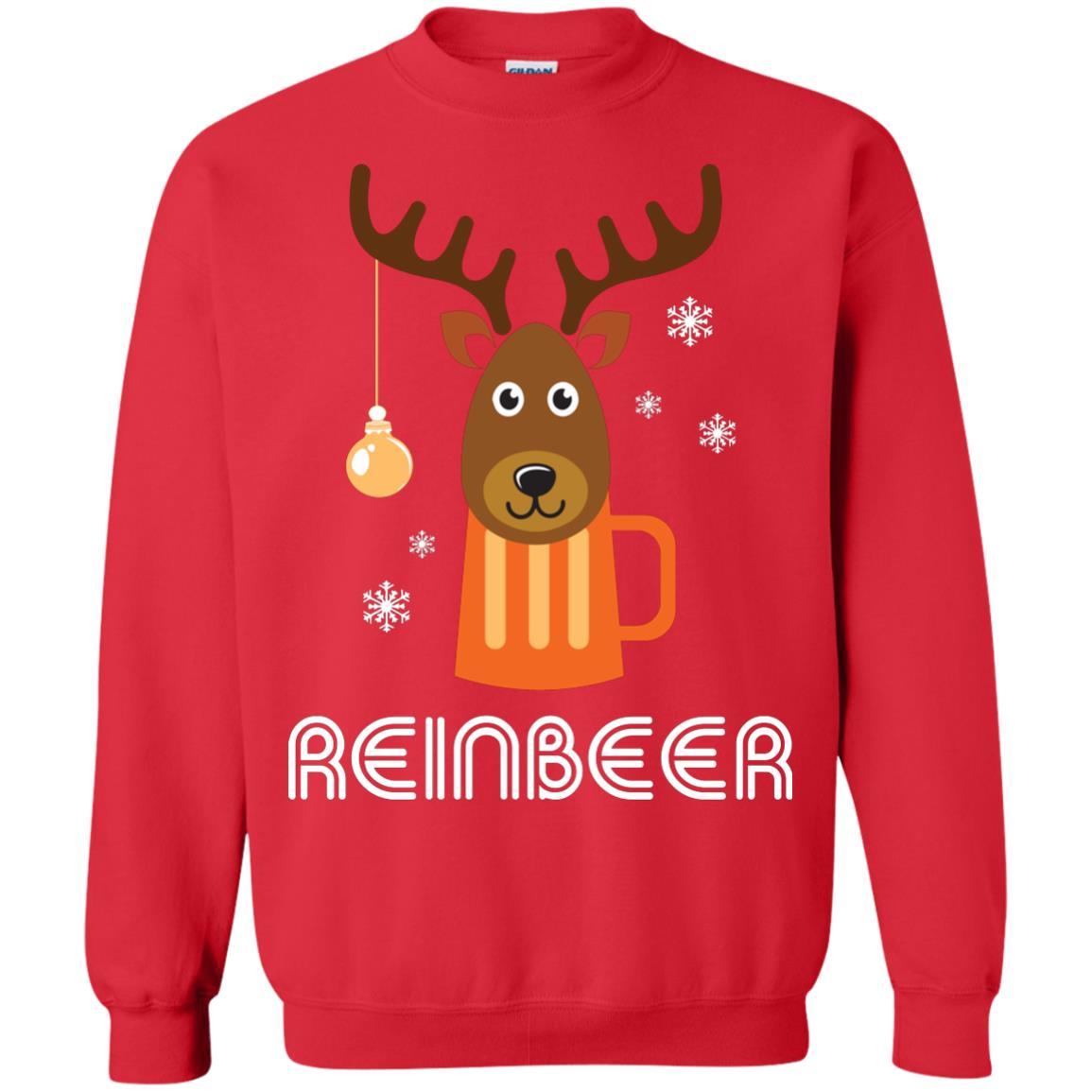 Christmas T-shirt Reinbeer Red