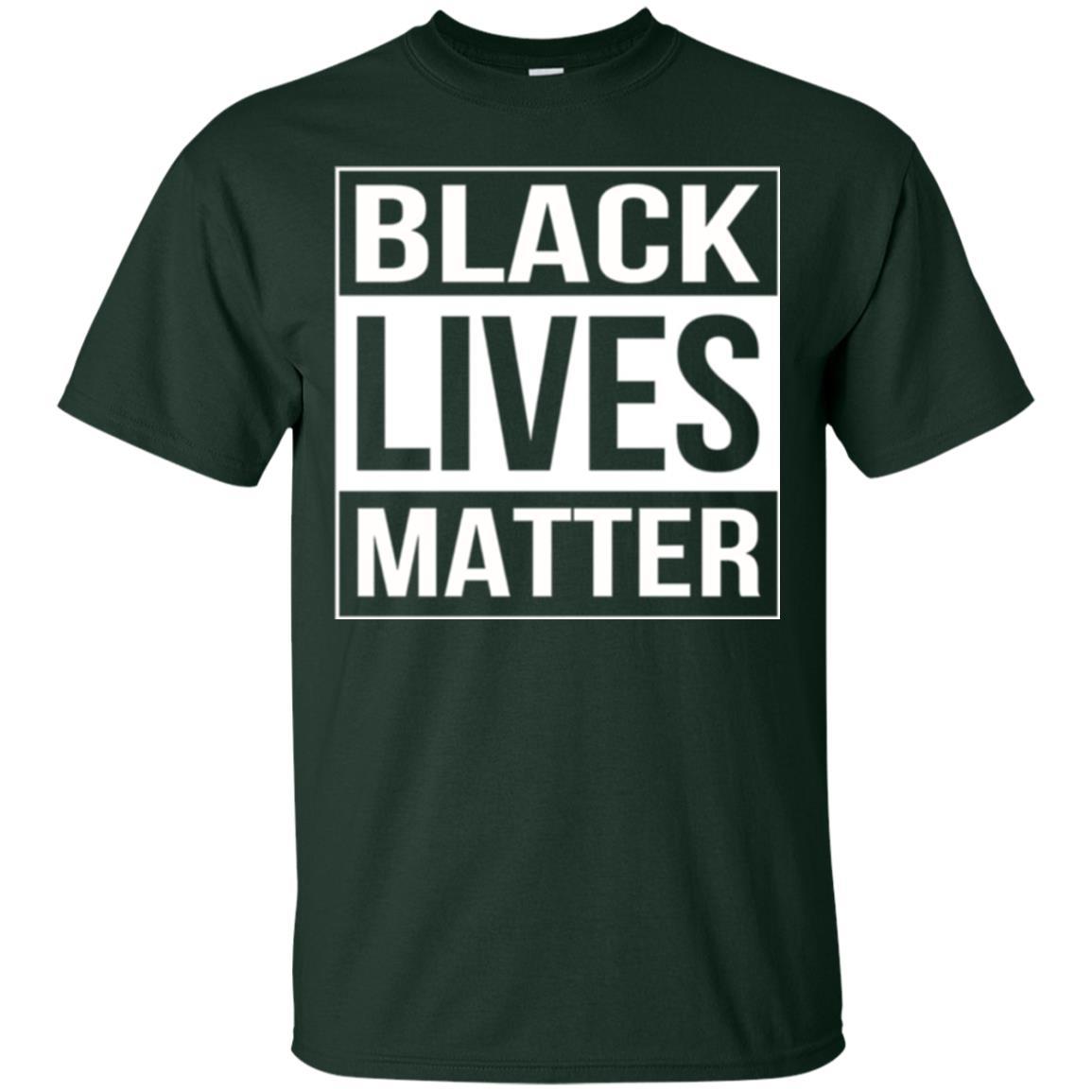 Political T-shirt Black Lives Matter T-shirt Forest Green