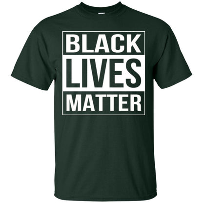 Political T-shirt Black Lives Matter T-shirt Forest Green