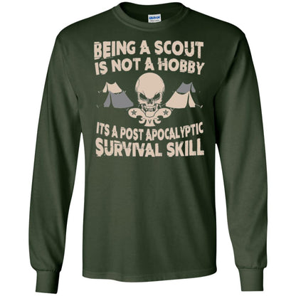Being A Scout Is Not A Hobby T-shirt Forest Green