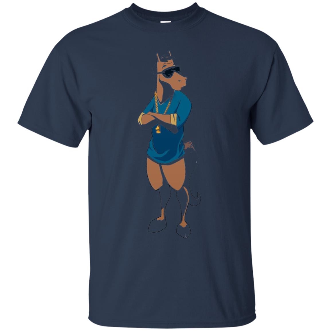 The Rapping Race Horse Hip-hop Horse Lover T-shirt Navy