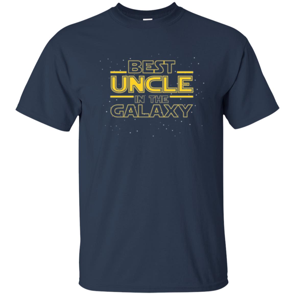 Uncle T-shirt Best Uncle In The Galaxyt-shirt Navy
