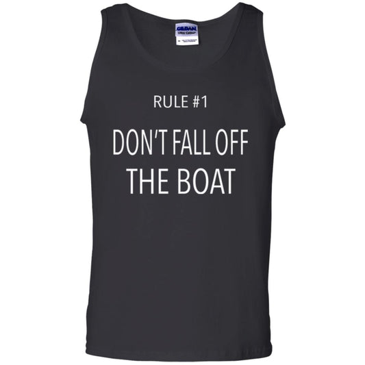 Cruise T-shirt Rule 1 Don_t Fall Off The Boat Black