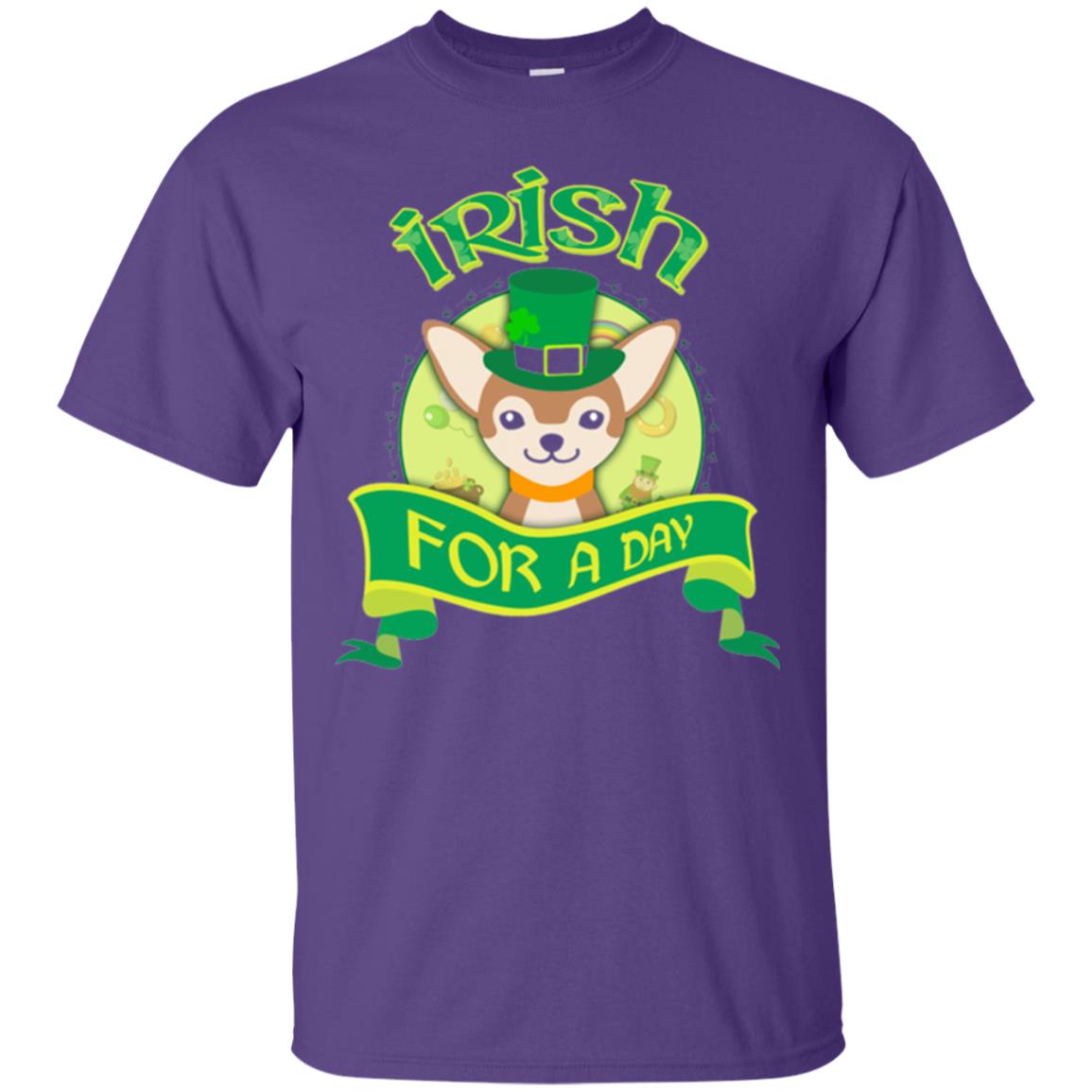 Saint Patrick_s Day T-shirt Amazing I_m Irish Chihuahua Purple