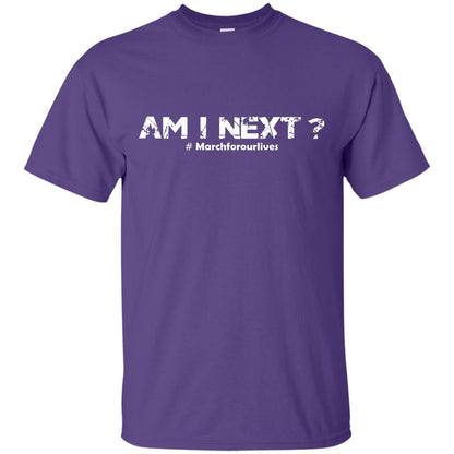 Am I Next Gun Control T-shirt Purple