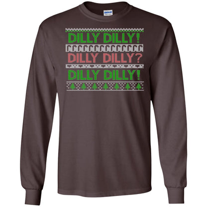 Christmas T-shirt Dilly Dilly Dark Chocolate