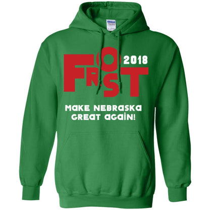 Frost 2018 Make Nebraska Great Again T-shirt Irish Green