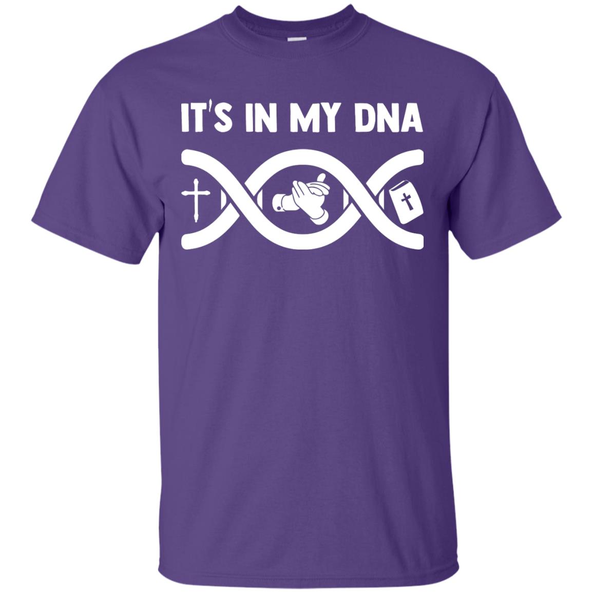It's In My Dna Christian Shirt Purple