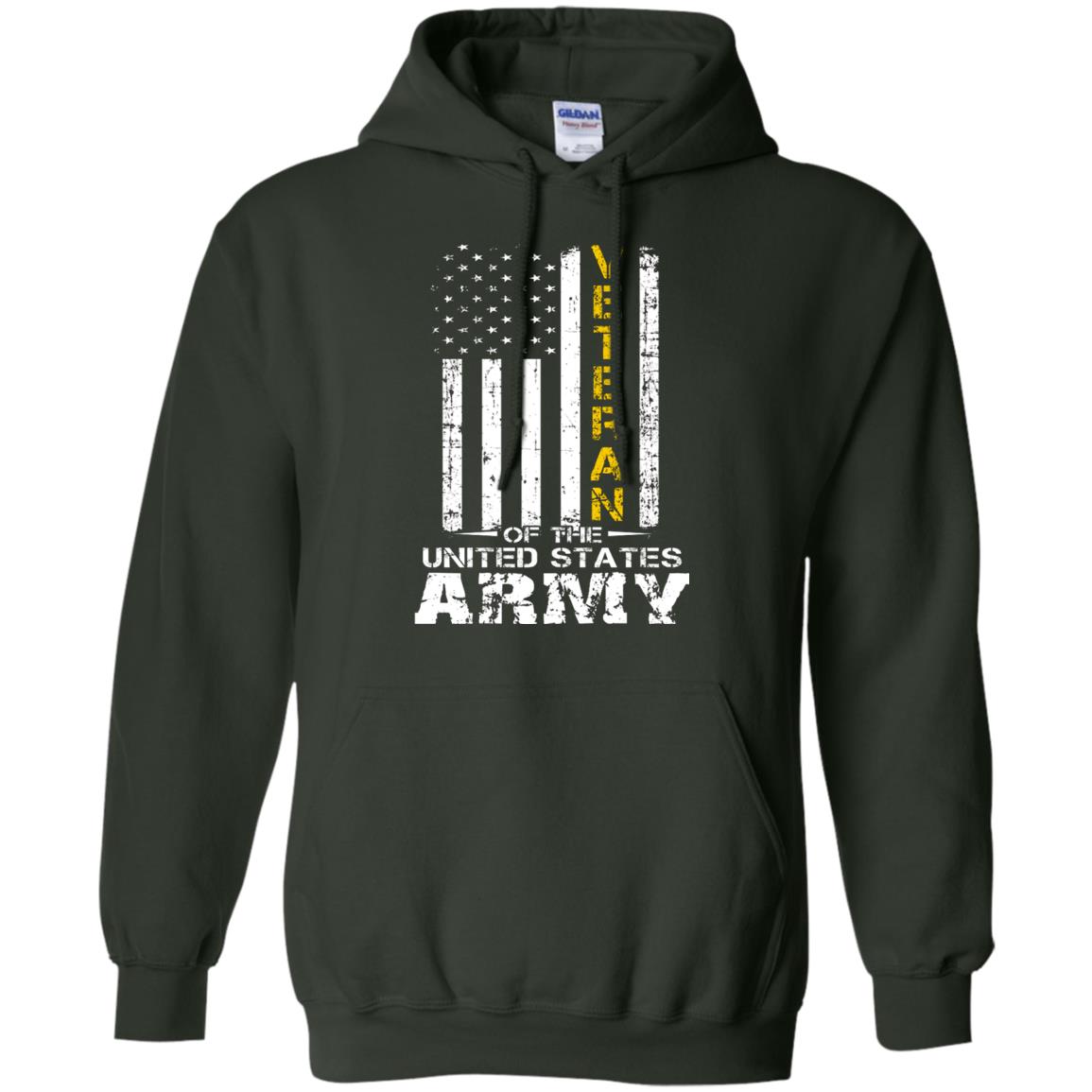 Veteran Of United States Us Army Premium Shirt Forest Green