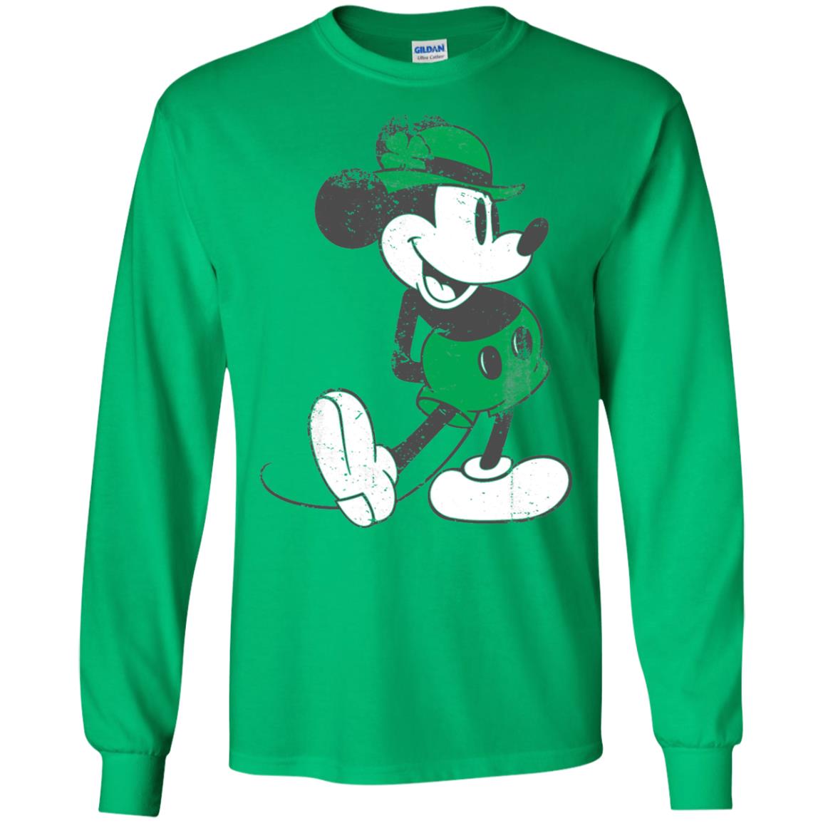 Mickey Mouse St. Patrick_s Day T-shirt Irish Green