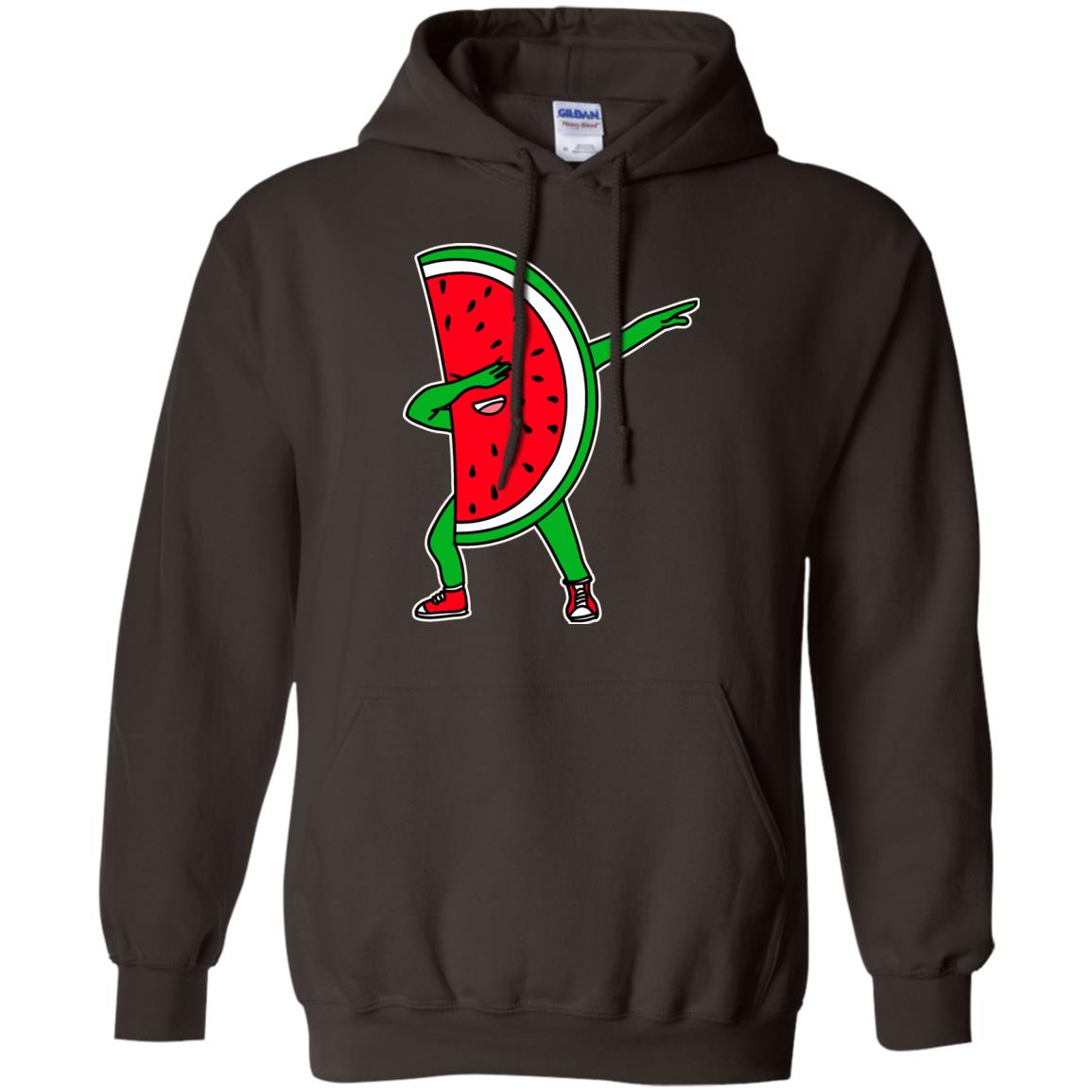 Dabbing Watermelon Shirt Dark Chocolate