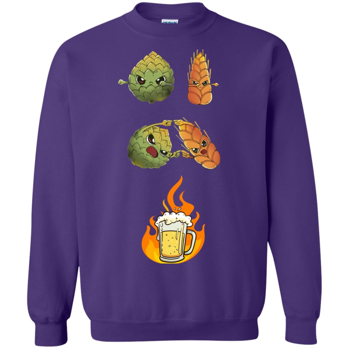 Beer Lover T-shirt Beer Fusion Purple