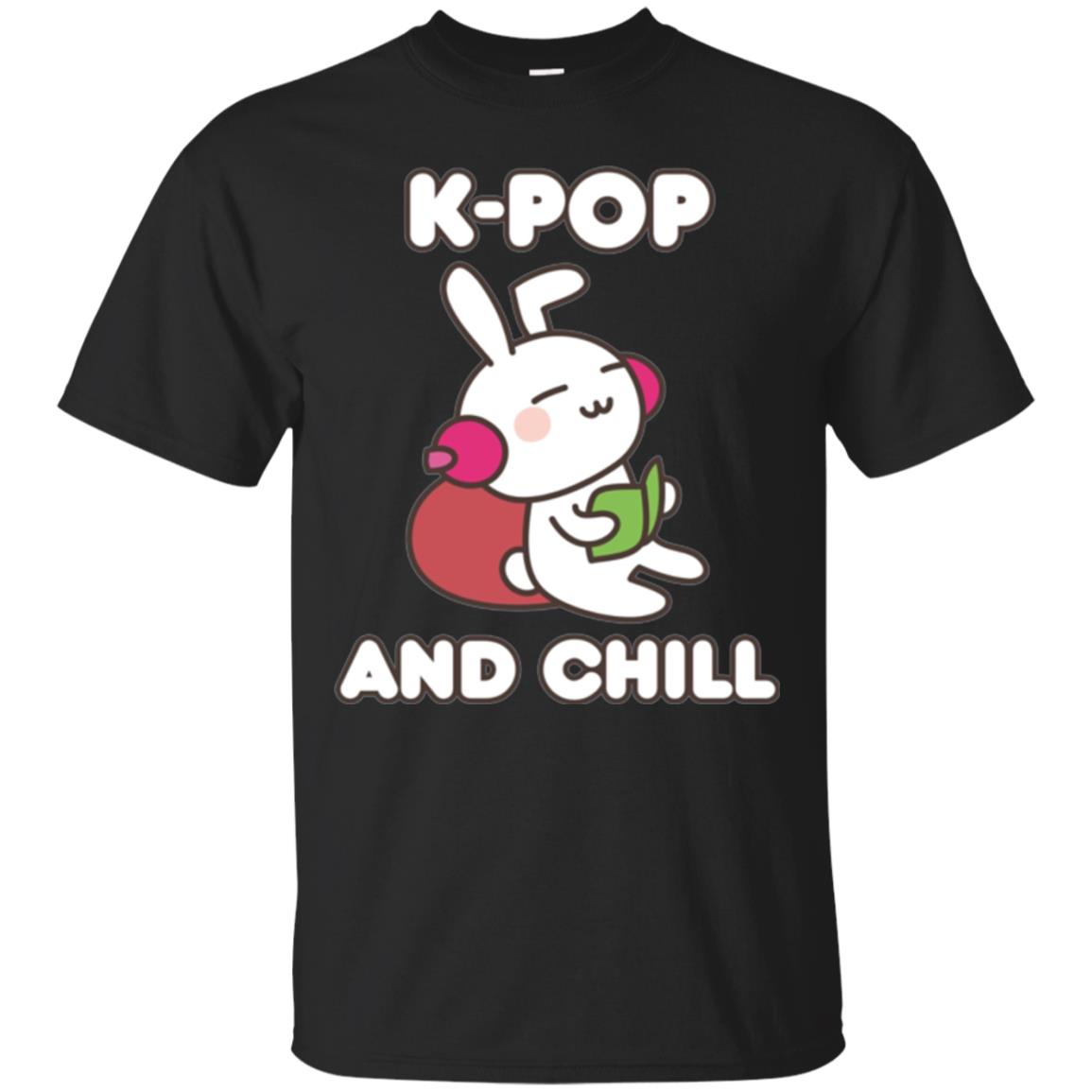 K-pop T-shirt K-pop And Chill Black