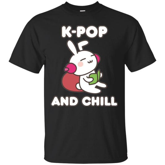 K-pop T-shirt K-pop And Chill Black