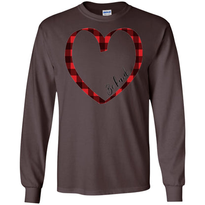 Be Kind Inspirational Motivational T-shirt Dark Chocolate
