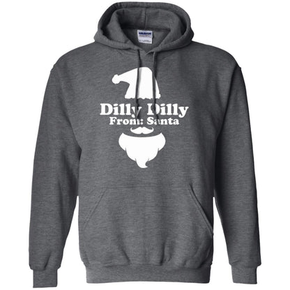 Christmas T-shirt Dilly Dilly From Santa Dark Heather
