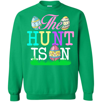Easter Shirt The Hunt Is On Irish Green
