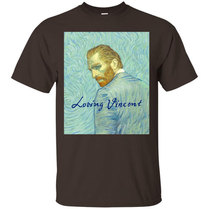 Movie Poster T-shirt Loving Vincent Dark Chocolate