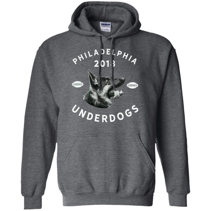 Dog Lover T-shirt Philly Philadelphia Underdogs 2018 Game Day Dark Heather