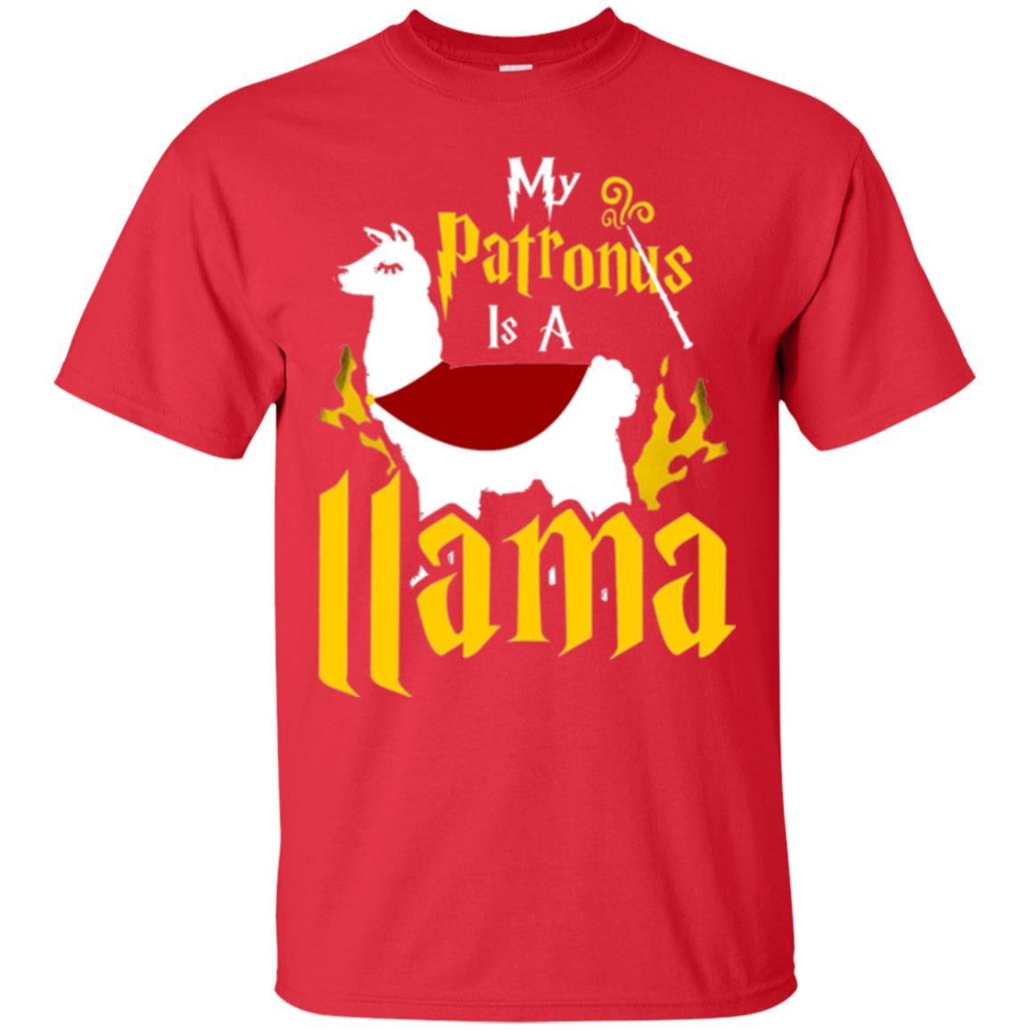My Patronus Is A Llama T-shirt Red
