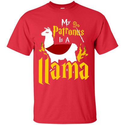 My Patronus Is A Llama T-shirt Red