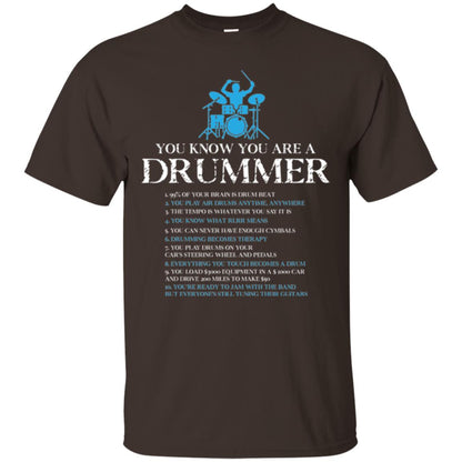 Drummer T-shirt You_re A Drummer Dark Chocolate
