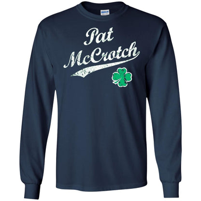 Pat Mccrotch Funny St Patricks Day T-shirt Navy