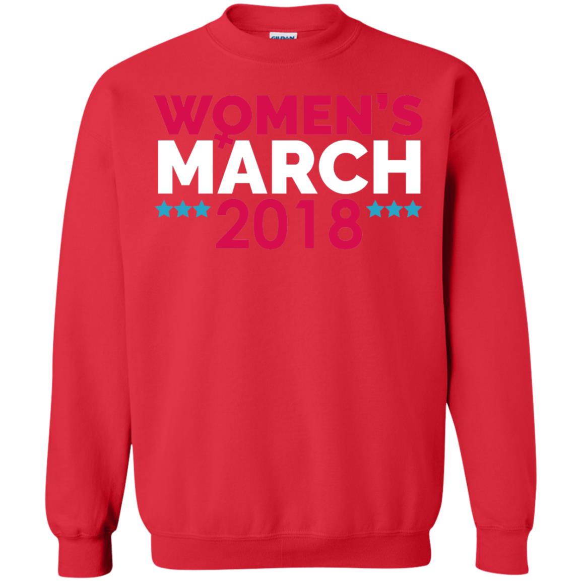 Women_s Right T-shirt Women_s March January 20 2018 Red