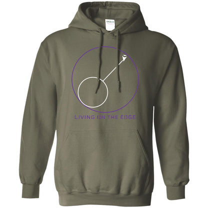 Gamer T-shirt Living On The Edge Run From The Storm Military Green