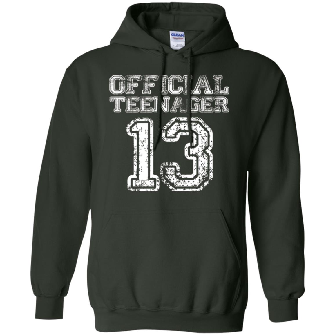 Brithday T-shirt Official Teenager T-shirt Forest Green