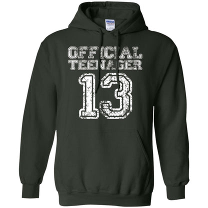 Brithday T-shirt Official Teenager T-shirt Forest Green