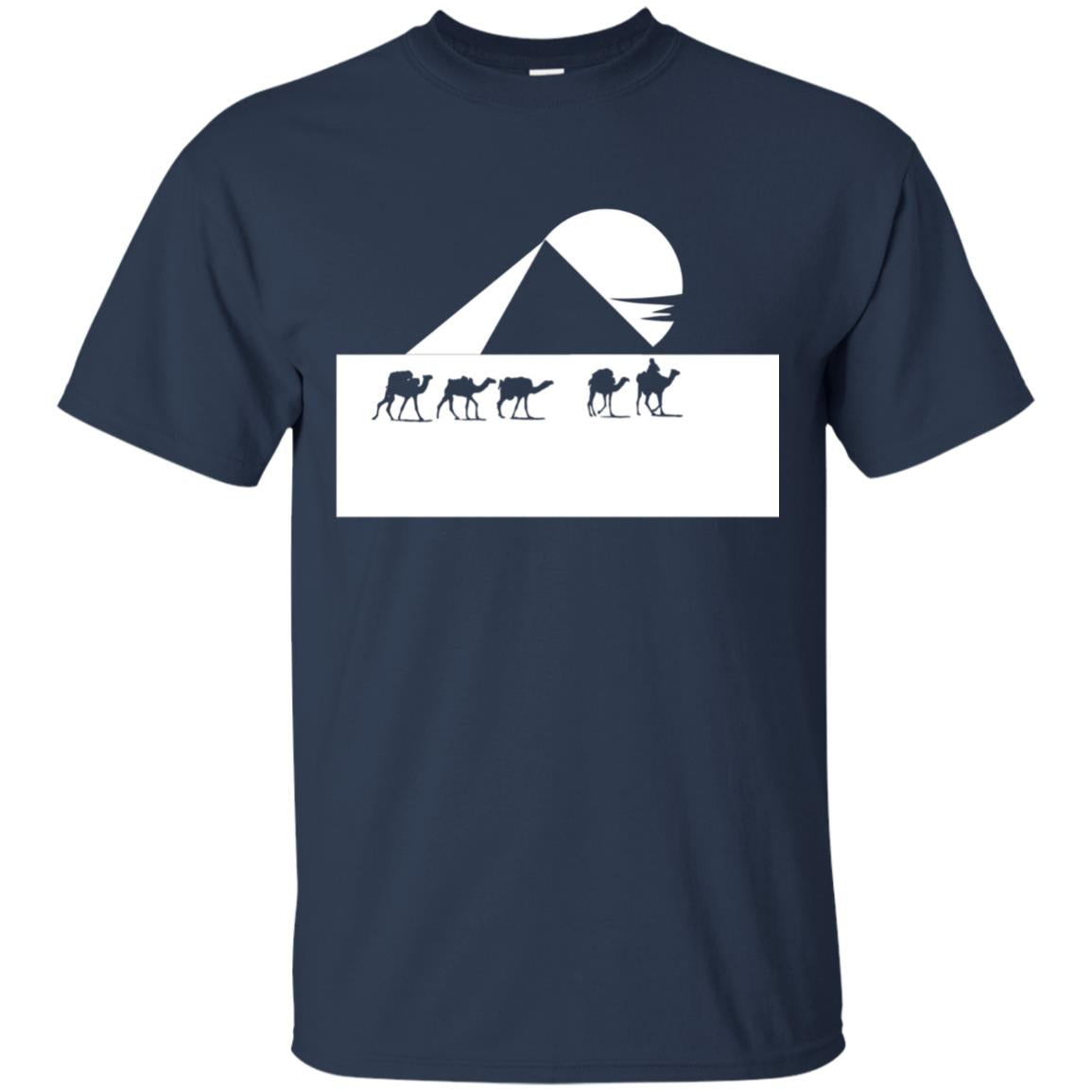 Egyptian Great Pyramid Of Giza T-shirt Navy