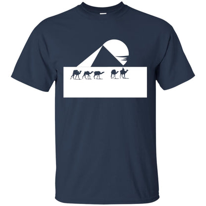 Egyptian Great Pyramid Of Giza T-shirt Navy