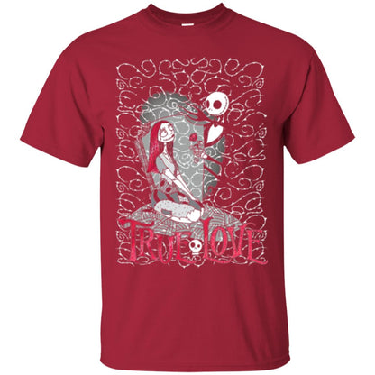 Disney Nightmare Before Christmas True Love Halloween T-shirt Cardinal