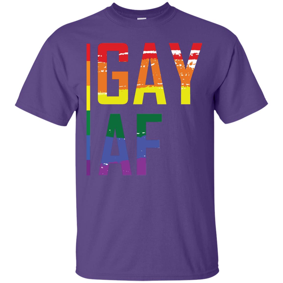 Gay Af Lgbt Pride Month 2018 Shirt Purple