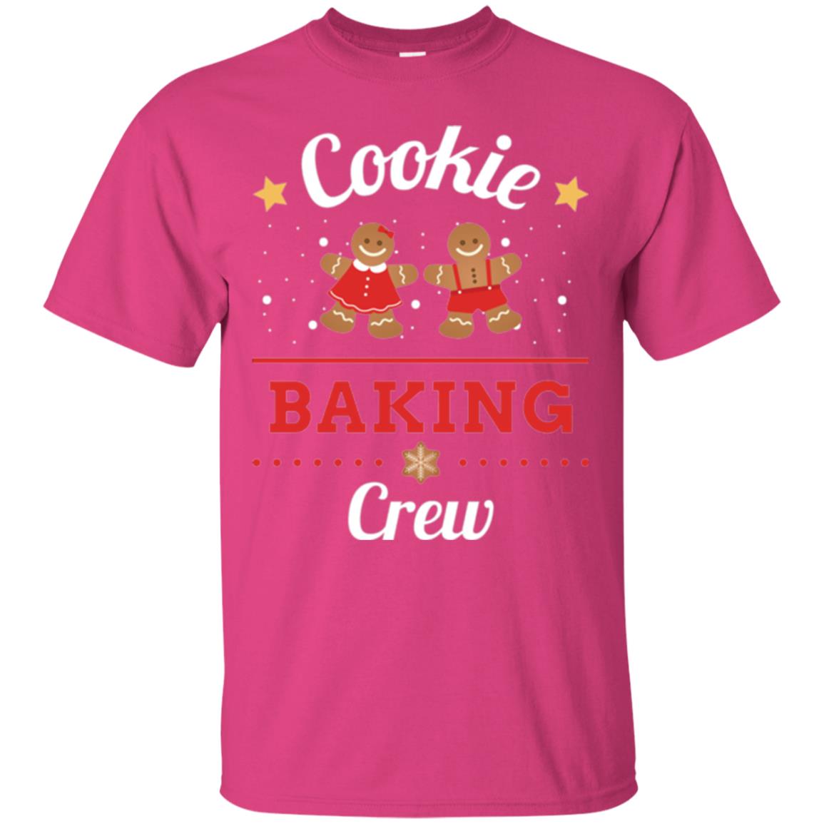 Christmas T-shirt Gingerbread Cookie Baking Crew Heliconia