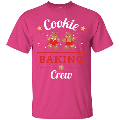 Christmas T-shirt Gingerbread Cookie Baking Crew Heliconia