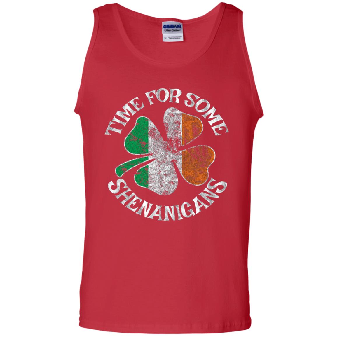 Time For Some Shenanigans St. Patrick_s Day T-shirt Red