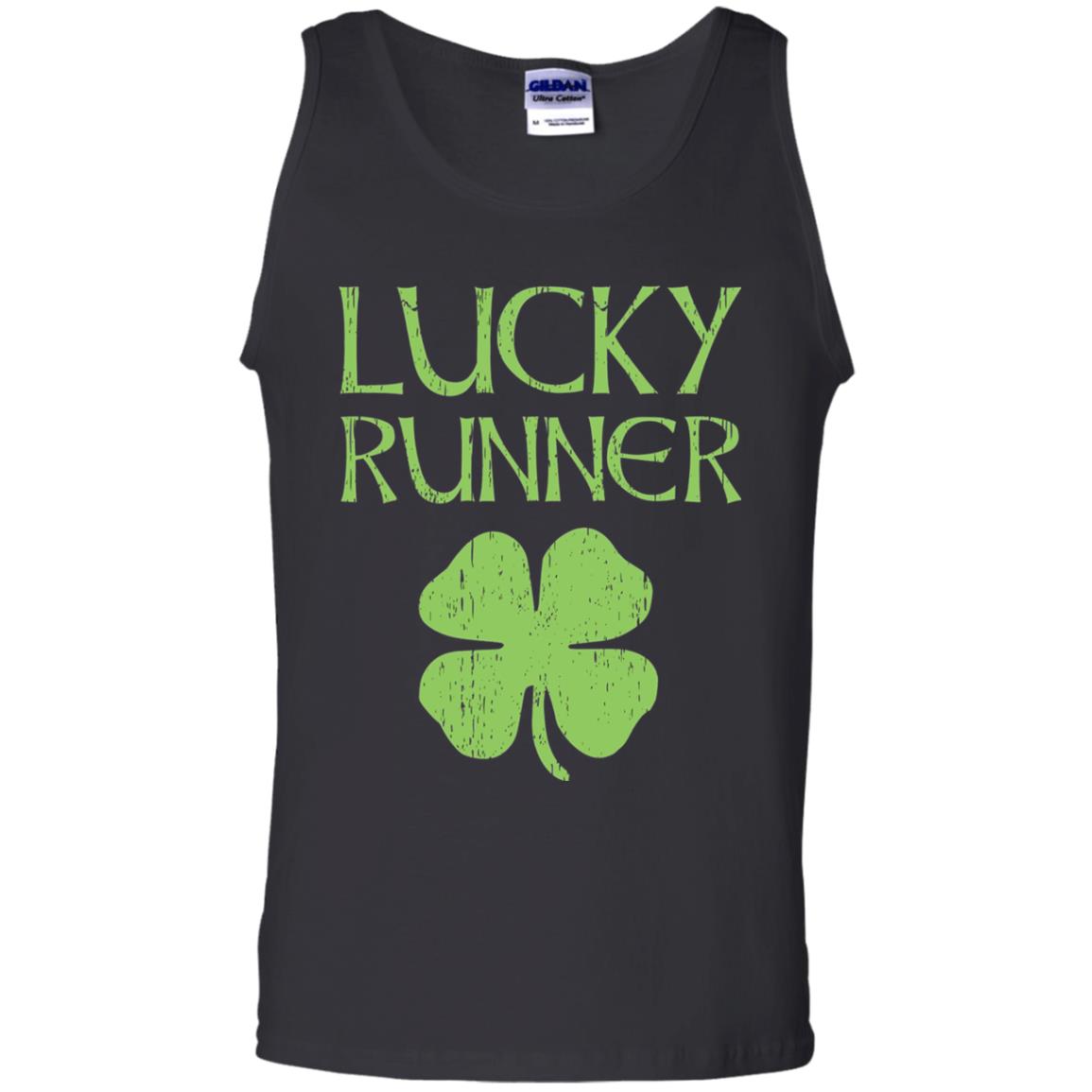 Irish Running Lucky Runners St. Patrick_s Day T-shirt Black