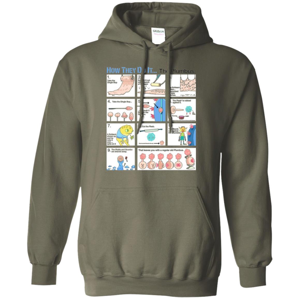 Film T-shirt How They Do Itthe Plumbus Military Green
